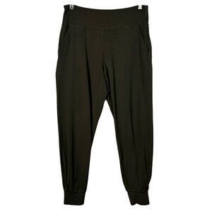 Lululemon Mossy Green Align High Waisted Jogger Pants Pockets Nulu Athletic 10